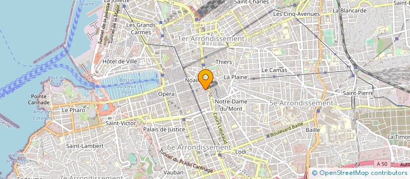 localisation de l'entreprise L'EXPEDITION BLEUE à MARSEILLE