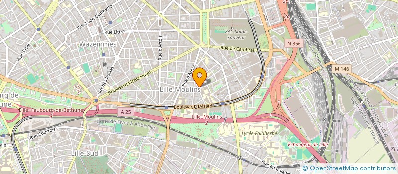 localisation de l'entreprise L'EXPER-TIZE  LILLE