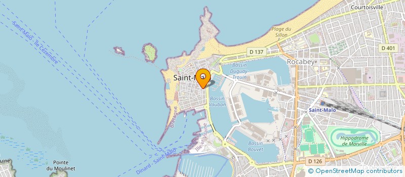 localisation de l'entreprise L'EXPERIENCE à SAINT-MALO