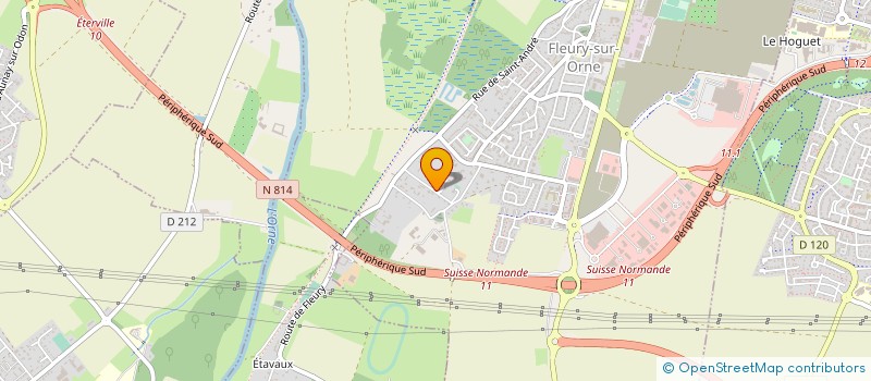 localisation de l'entreprise L EXPERIENCE D ELIE  FLEURY-SUR-ORNE