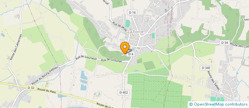 localisation de l'entreprise L'EXPERIENCE K  LA FORCE