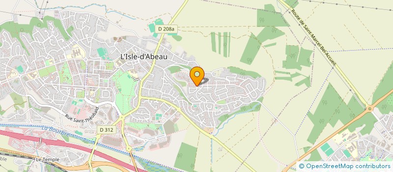 localisation de l'entreprise L'EXPERT IMMO  L'ISLE-D'ABEAU