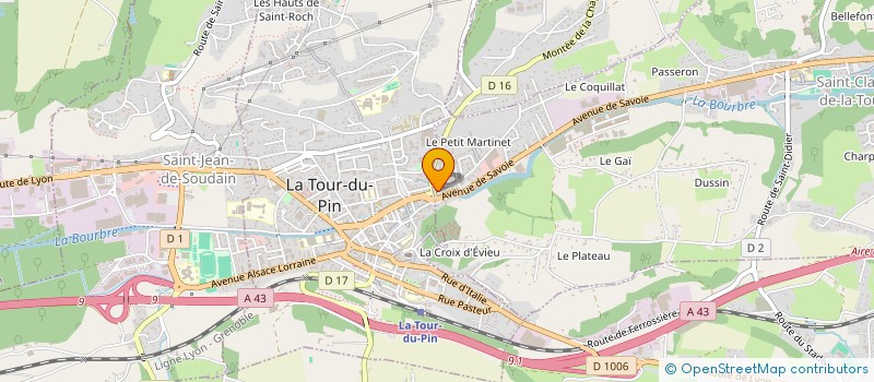 localisation de l'entreprise L'EXPERT RENOVATION  SAINT-CLAIR-DE-LA-TOUR