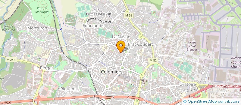 localisation de l'entreprise L'EXPERT TRAVAUX à COLOMIERS