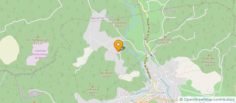 localisation de l'entreprise L'EXPERTISE FRIGORIFIQUE à CARNOULES