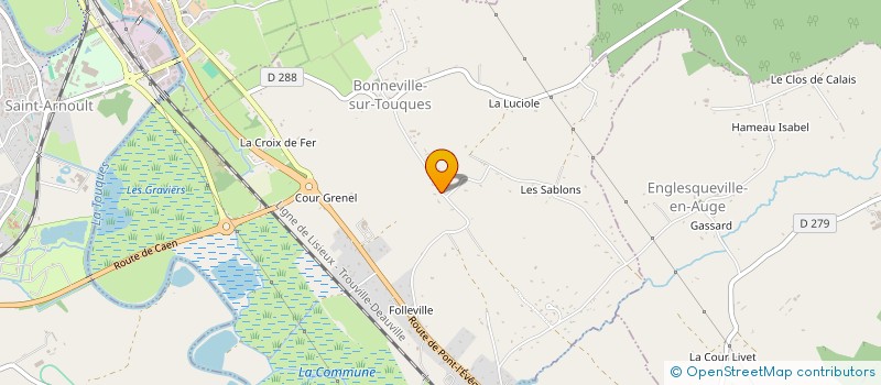 localisation de l'entreprise L'EXPLOIT CAMBRONNE  BONNEVILLE-SUR-TOUQUES