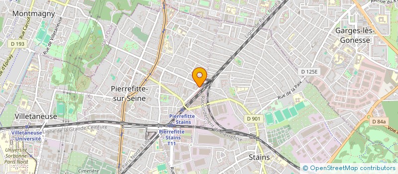 localisation de l'entreprise L'EXPRESS 2 à PIERREFITTE-SUR-SEINE