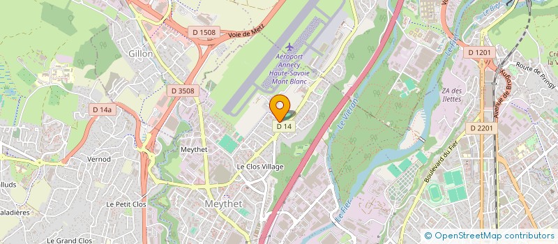 localisation de l'entreprise L'EXPRESS à ANNECY