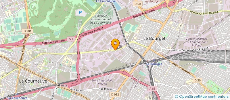 localisation de l'entreprise L'EXPRESS à LE BOURGET