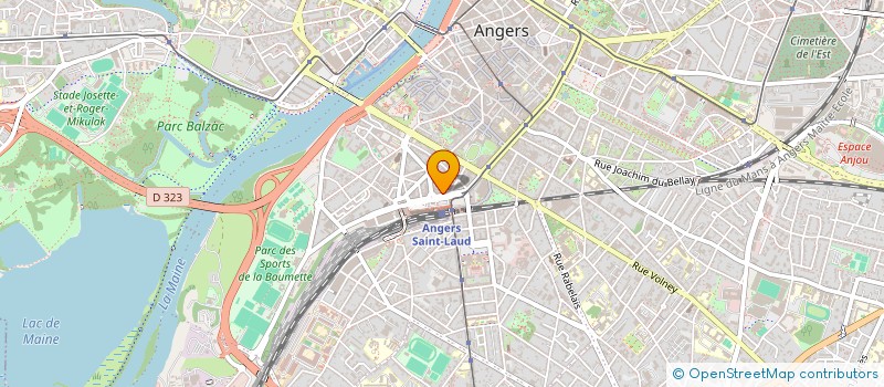 localisation de l'entreprise L'EXPRESS à ANGERS