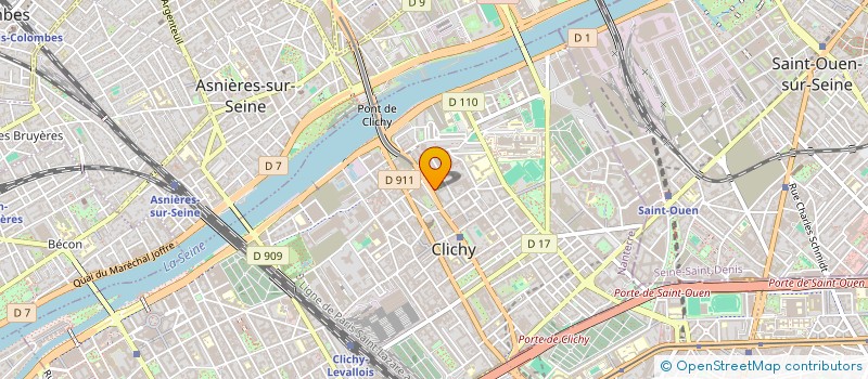 localisation de l'entreprise L'EXPRESS à CLICHY
