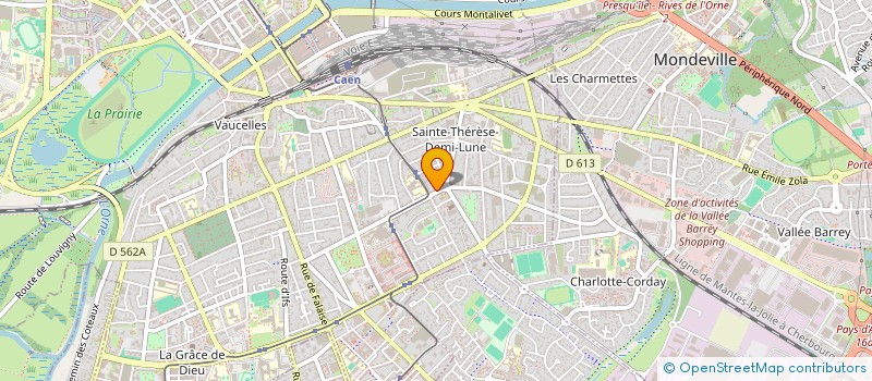 localisation de l'entreprise L'EXPRESSO à CAEN