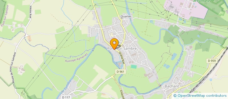 localisation de l'entreprise L'EXTRRA à PONT-SUR-SAMBRE