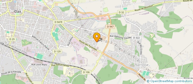 localisation de l'entreprise L'EYRE DE JCM  NARROSSE