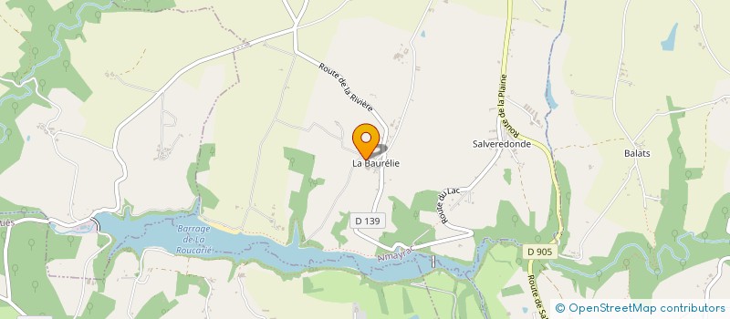 localisation de l'entreprise L F  ALMAYRAC