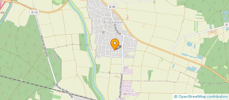 localisation de l'entreprise L.F.  ANDOLSHEIM