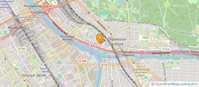 localisation de l'entreprise L&F  CHARENTON-LE-PONT