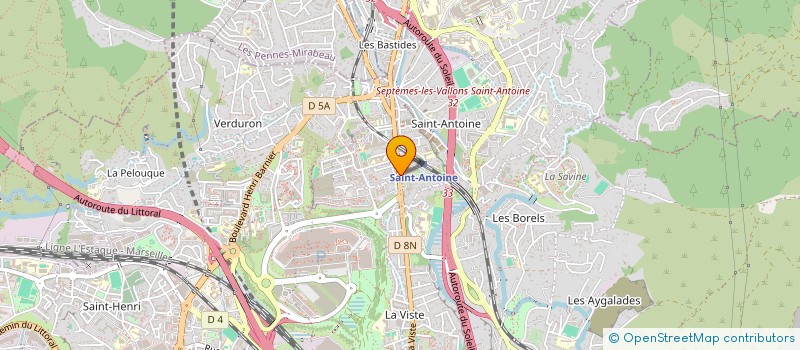 localisation de l'entreprise L.F.A. CONCEPT à MARSEILLE