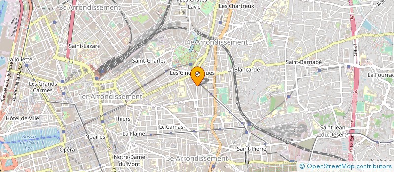 localisation de l'entreprise L.F.A.L. à MARSEILLE
