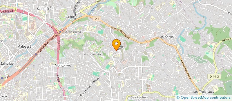 localisation de l'entreprise L.F. AGENCY  MARSEILLE