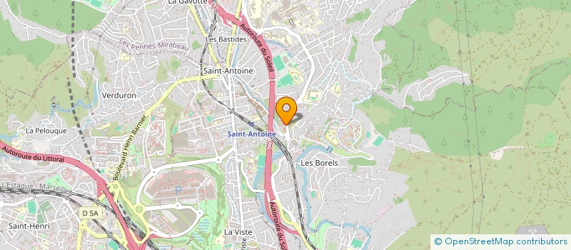 localisation de l'entreprise L.F.B à MARSEILLE