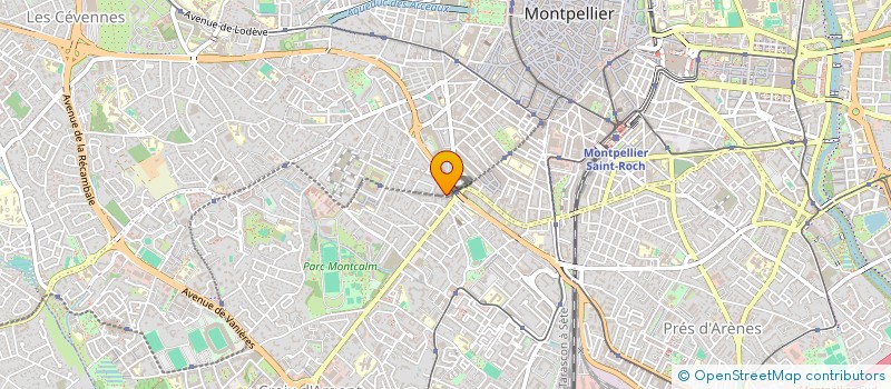 localisation de l'entreprise L.F.B. à MONTPELLIER