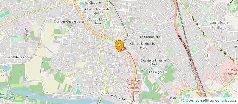 localisation de l'entreprise L.F.C. à ORLEANS