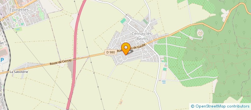 localisation de l'entreprise L.F.C.M  CERNAY-LES-REIMS