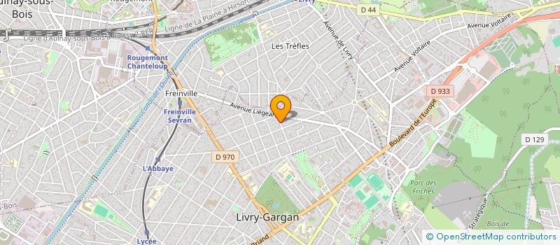 localisation de l'entreprise L F D à LIVRY-GARGAN