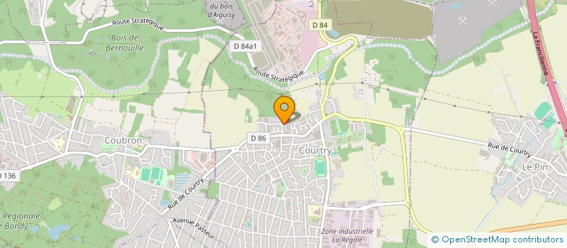 localisation de l'entreprise L.F.D.  VAIRES SUR MARNE