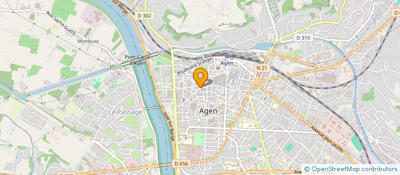 localisation de l'entreprise L.F.D.G. à AGEN