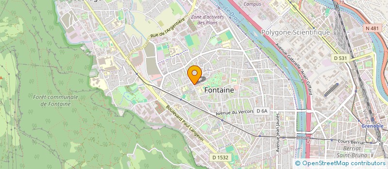 localisation de l'entreprise L F E  FONTAINE