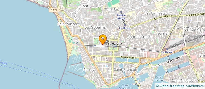 localisation de l'entreprise L.F.I. LEMAISTRE FONCIERE IMMOBILIERE à LE HAVRE