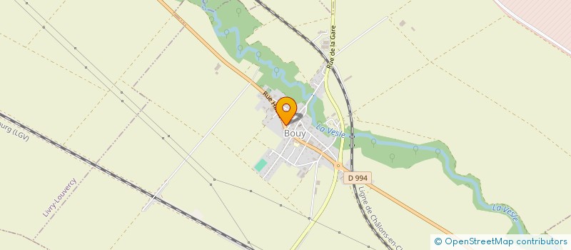 localisation de l'entreprise L&F IMMO  BOUY