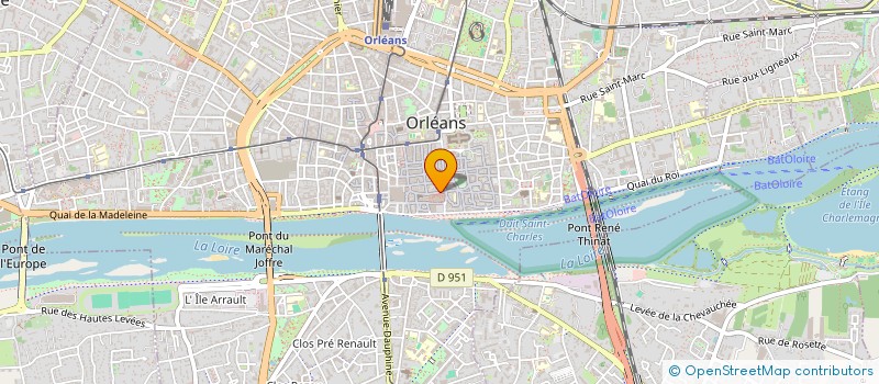 localisation de l'entreprise L'F.M.R. à ORLEANS