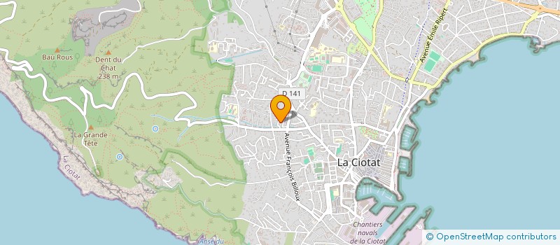 localisation de l'entreprise L.F.O.G  LA CIOTAT