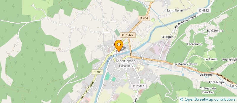 localisation de l'entreprise L.F.P. à MONTIGNAC-LASCAUX