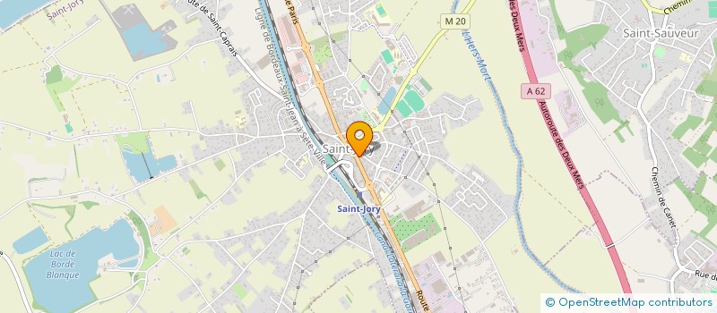 localisation de l'entreprise L&F PIZZA  SAINT-JORY