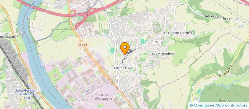 localisation de l'entreprise L.F PRESTIGE à GENAY