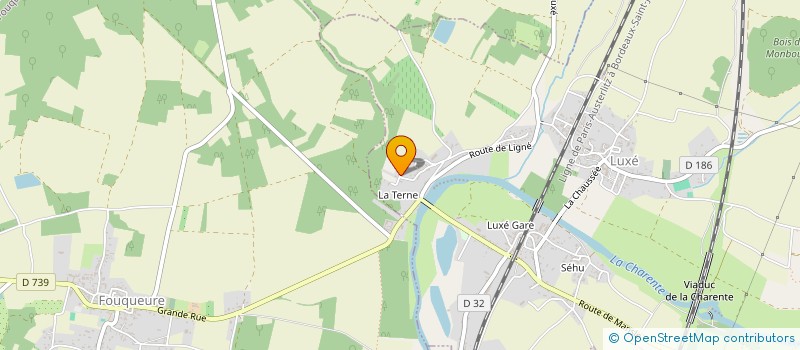 localisation de l'entreprise L.F. RENOVBAT à LUXE