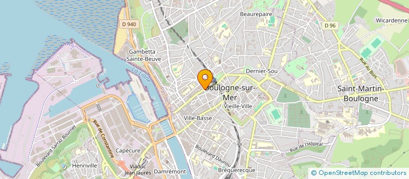 localisation de l'entreprise L F S K  BOULOGNE-SUR-MER