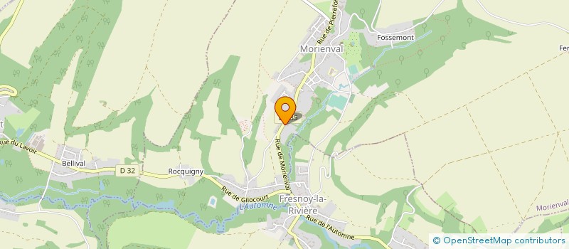 localisation de l'entreprise L.F.T.  MORIENVAL