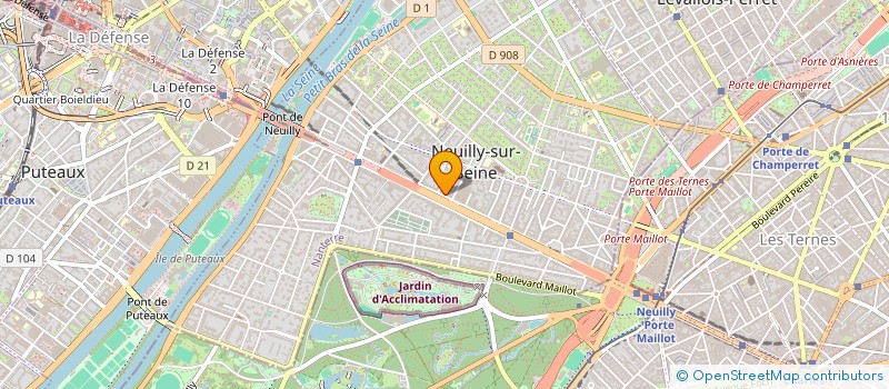 localisation de l'entreprise L FASHION FRANCE SARL à NEUILLY-SUR-SEINE