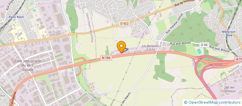 localisation de l'entreprise L.FINANCE à MERY-SUR-OISE