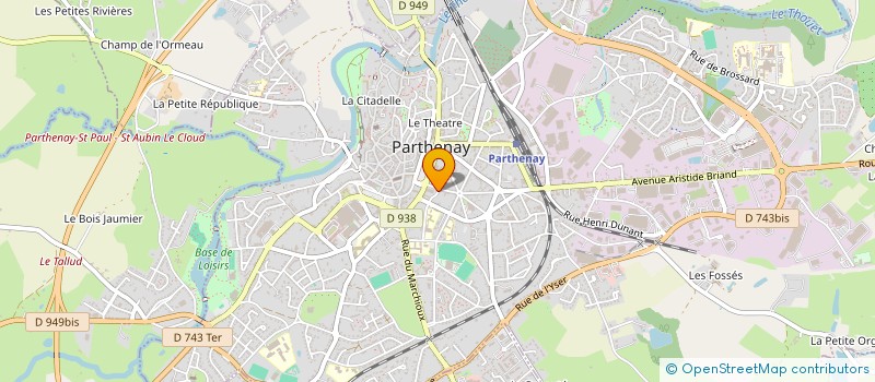 localisation de l'entreprise L'FINANCE  PARTHENAY