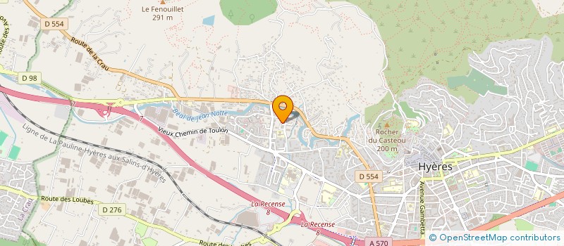 localisation de l'entreprise L FINANCE IMMO  HYERES