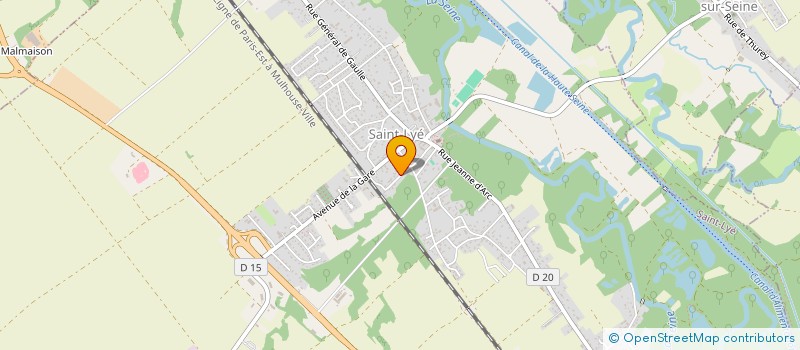 localisation de l'entreprise L. FOURNIER  SAINT-LYE