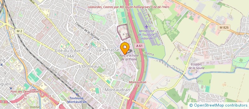 localisation de l'entreprise L.G à TOULOUSE