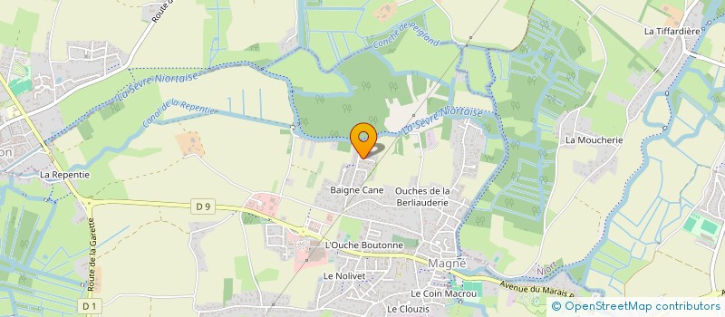 localisation de l'entreprise L.G.58-52  MAGNE