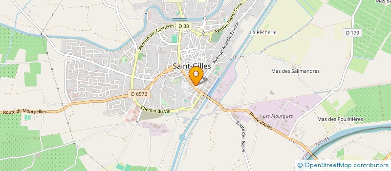 localisation de l'entreprise L.G à SAINT-GILLES
